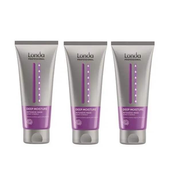 Londa Professional Пакет от 3 x Интензивно хидратираща маска - Londa Professional Deep Moisture Mask, 200 мл