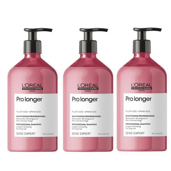 L'oreal Professionnel Пакет от 3 x подсилващ шампоан - L&#039;oreal Professional Serie Expert Pro Longer, 500 мл