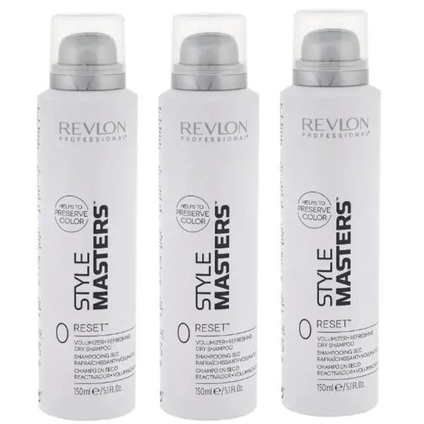 Revlon Professional Пакет от 3 x Сух шампоан - Revlon Professional Style Masters Reset Dry Shampoo, 150 мл