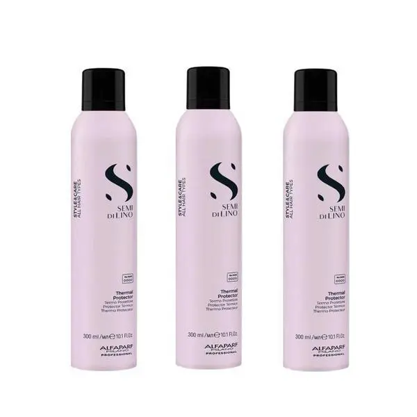 Alfaparf Milano Пакет от 3 x Термозащитни спрея - Alfaparf Milano Semi di Lino Style &amp; Care 300 мл