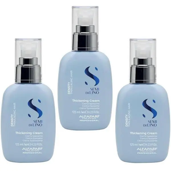 Alfaparf Milano Пакет от 3 x Уплътняващ крем без отмиване - Alfaparf Milano Semi di Lino Density, 125 мл