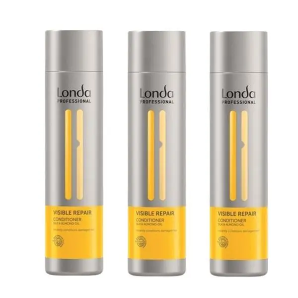 Londa Professional Пакет от 3 x Възстановяващ балсам - Londa Professional Visible Repair Conditioner, 250 мл