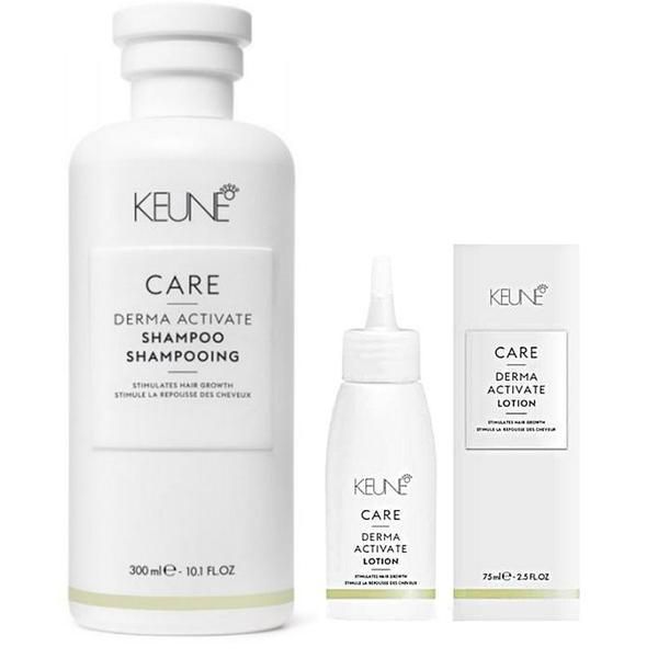 Keune Пакет против косопад - Keune Care Derma Activated: шампоан 300 мл и лосион 75 мл