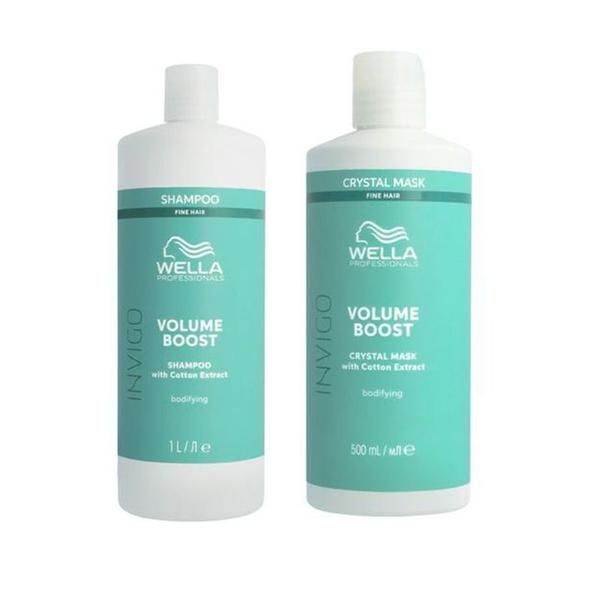 Wella Professionals Пакет Wella Professionals Invigo Volume Boost Crystal Volume: Шампоан 1000 мл + Маска 500 мл