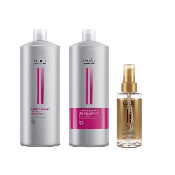 Londa Professional Пакет за боядисана коса Londa Professional Color Radiance - Шампоан, Маска и Хидратиращо Олио