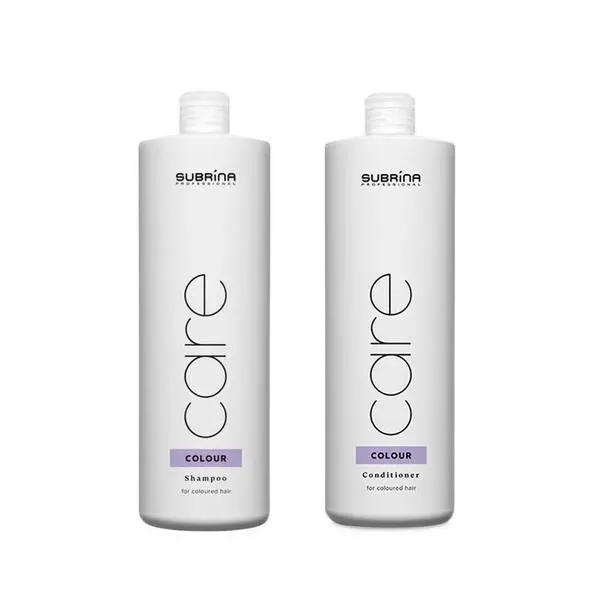 Subrina Пакет за боядисана коса - Subrina Professional Colour Care: Шампоан 1000 мл, Балсам 1000 мл