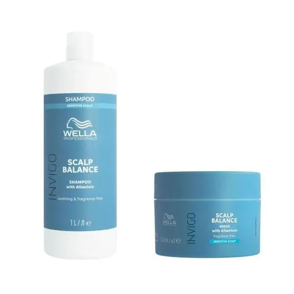 Wella Professionals Пакет за чувствителен скалп - Wella Professionals Invigo Scalp Balance Sensitive Scalp: Шампоан 1000 мл, Маска 150 мл