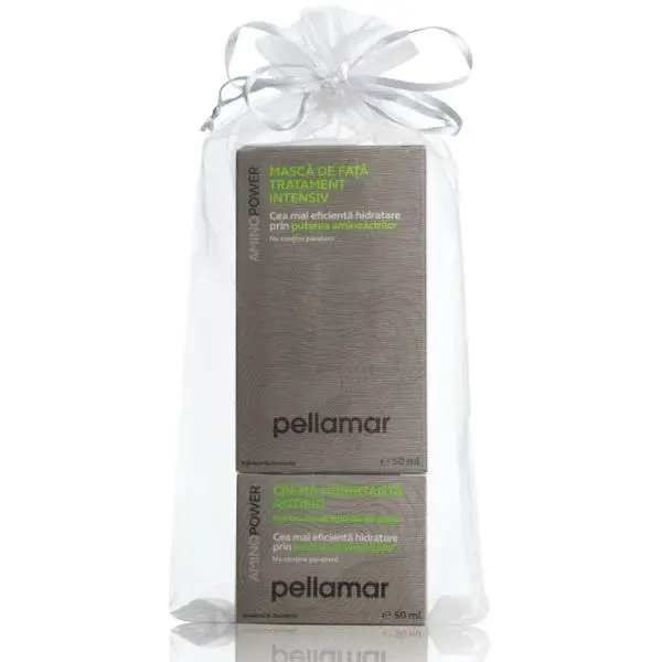 Pellamar Пакет за хидратация и ревитализация - Pellamar AminoPower, крем 50 мл + маска 50 мл