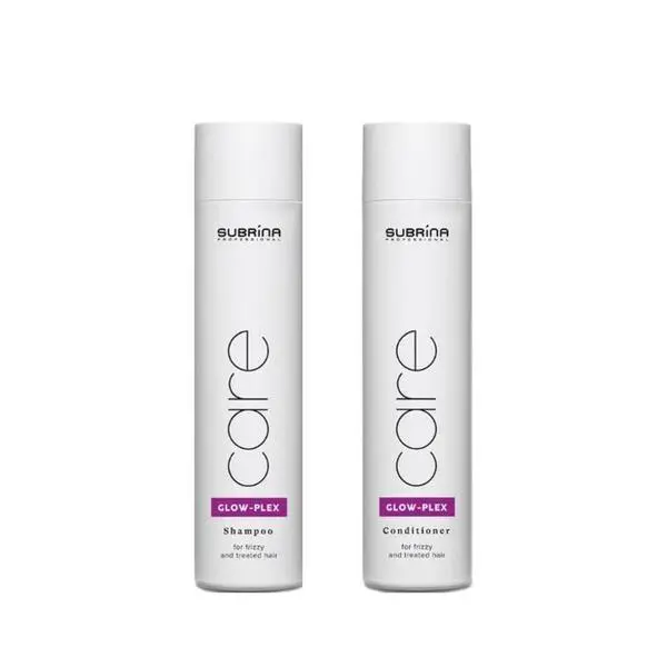Subrina Пакет за изглаждане и интензивен блясък - Subrina Professional Glow-Plex: Шампоан 250 мл, Балсам 250 мл