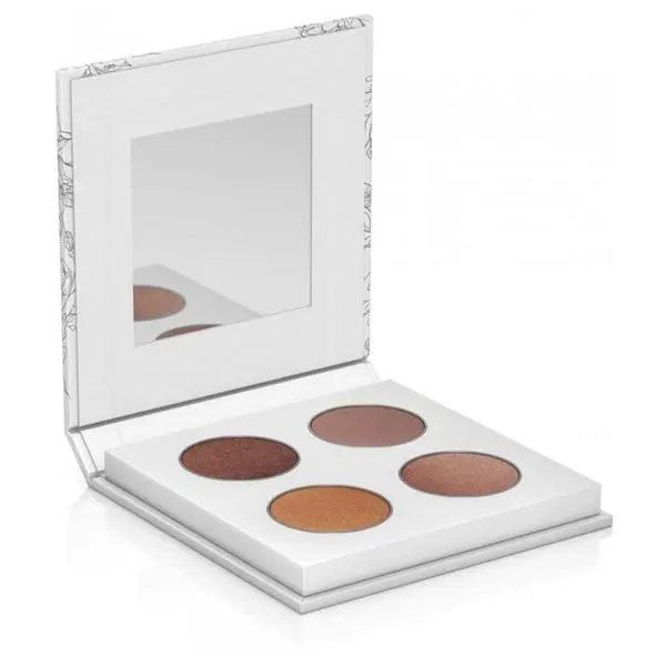 Lavera Палитра с четири нюанса сенки за очи Lavera BIO Signature Colour Collection, нюанс Rose Renaissance 02, 40 гр