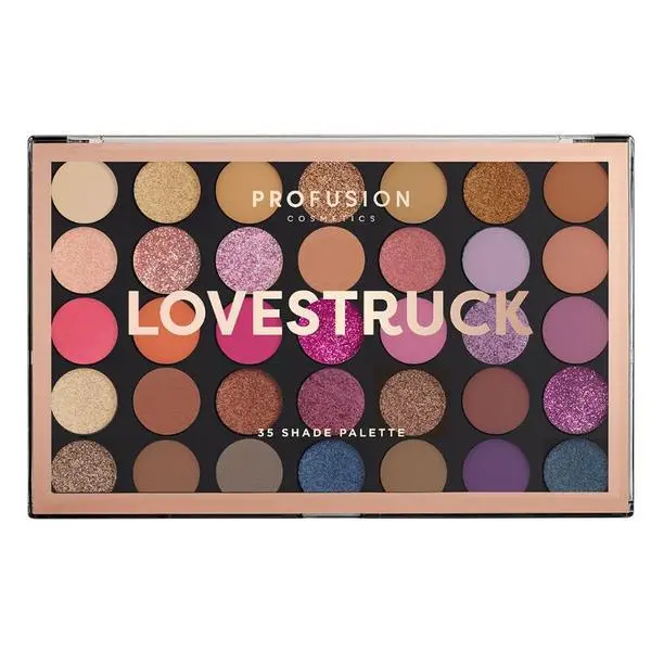Profusion Палитра сенки за очи, 35 нюанса - Profusion Cosmetics Lovestruck, 285 гр
