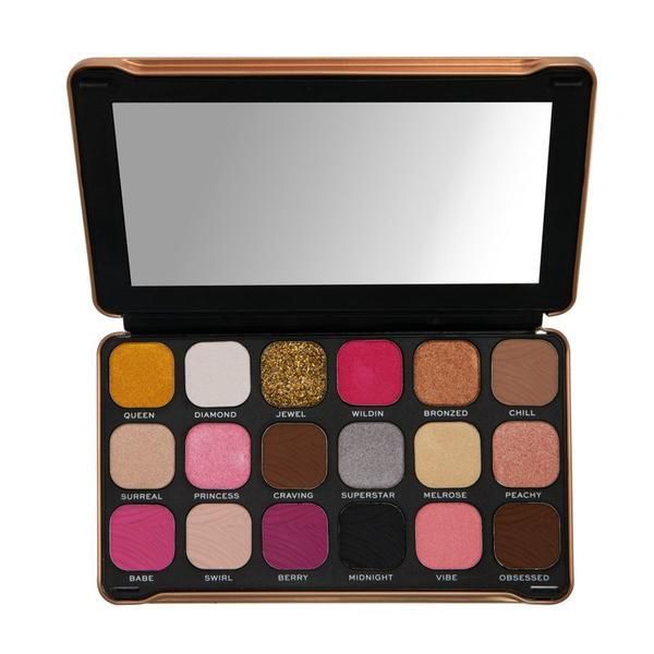 Makeup Revolution Палитра сенки за очи Revolution Forever Flawless Bare Pink Eyeshadow Palette, Makeup Revolution, 1 бр