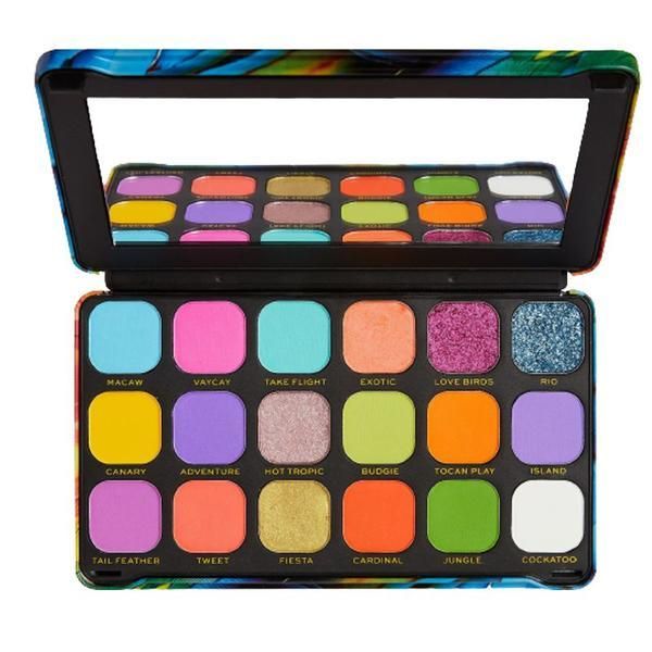 Makeup Revolution Палитра сенки за очи Revolution Forever Flawless Bird of Paradise Eyeshadow Palette, Makeup Revolution, 1 б