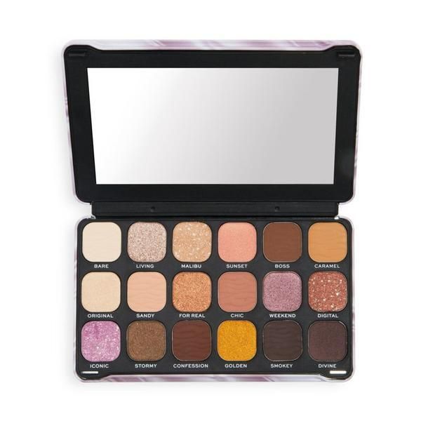 Makeup Revolution Палитра сенки за очи Revolution Forever Flawless Nude Silk Eyeshadow Palette, Makeup Revolution, 1 бр