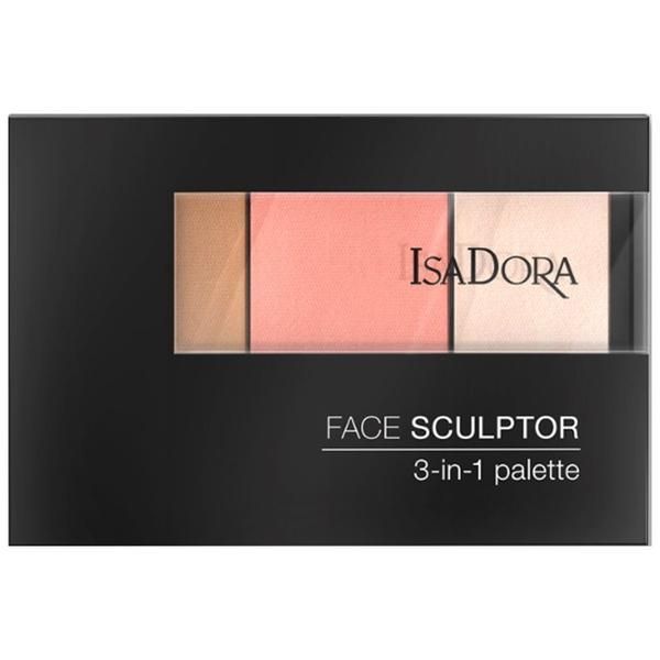 Isadora Палитра за контур Isadora Contour Palette - Face Sculptor 3 in 1, Shade 60 Warm Peach, 12 гр