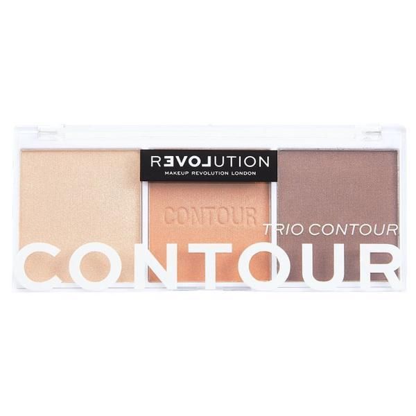 Revolution Палитра за контур Makeup Revolution Relove Color Play Contour Trio Palette, Bronze Sugar, 1 бр