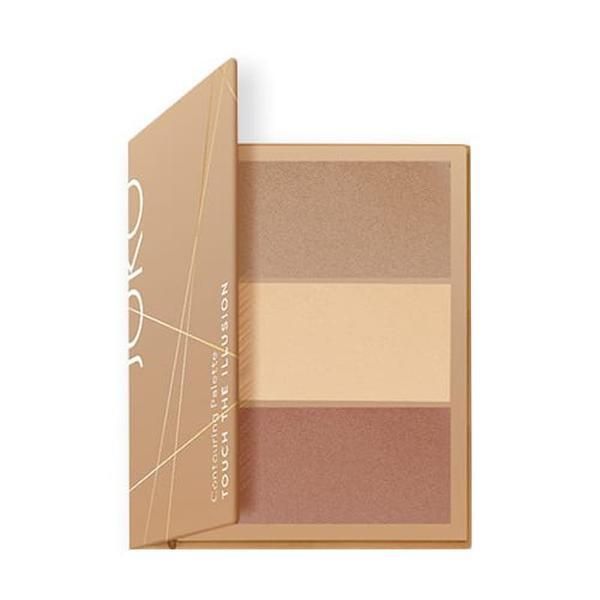 Joko Палитра за контуриране - Joko Contouring Palette Touch of Illusion 3in1, нюанс Cocoa_02, 10.5 гр