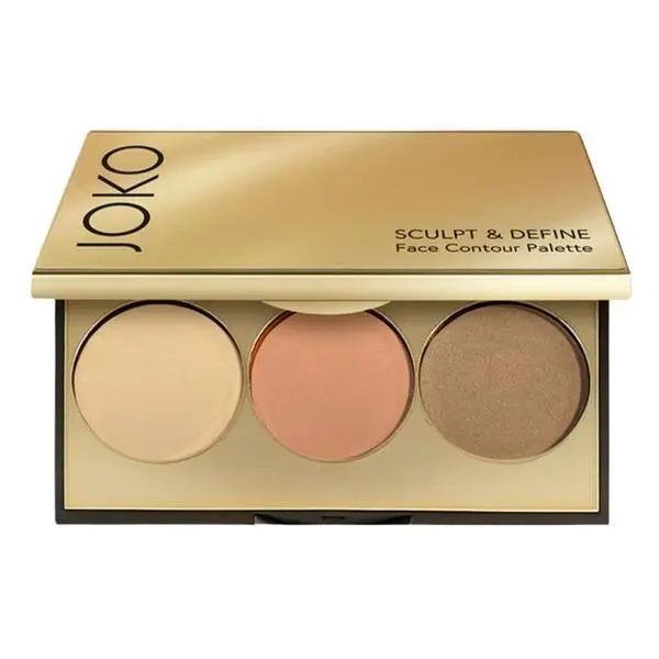 Joko Палитра за контуриране на лице - Joko Sculpt &amp; Define Face Contour Palette, 03 Soft Harmony, 8 гр