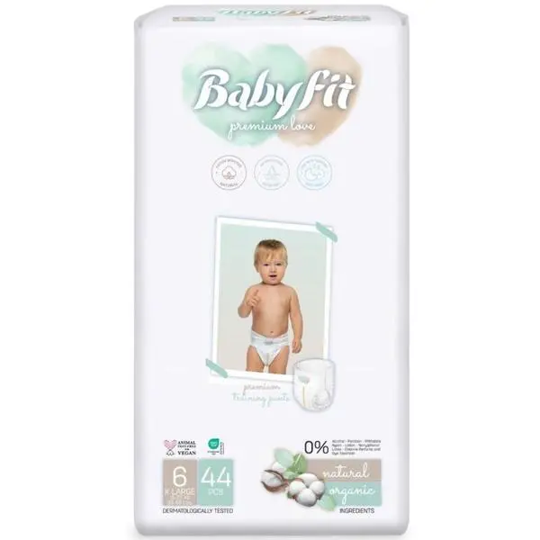 Babyfit Памперси Baby Fit Pants, размер № 6 XL (15-25 кг), 44 бр