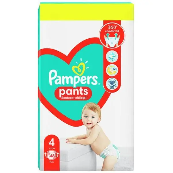 Pampers Памперси-гащички - Pampers Active Baby Pants Value Pack, размер 4 (9-15 кг), 25 бр