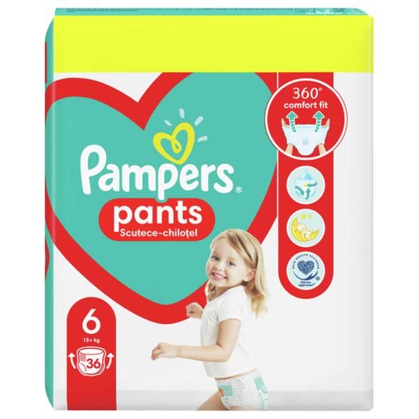 Pampers Памперси-гащички - Pampers Pants Active Baby, размер 6 (15+ кг), 36 бр