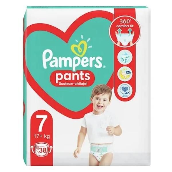 Pampers Памперси-гащички - Pampers Pants Active Baby, размер 7 (17+ кг), 38 бр