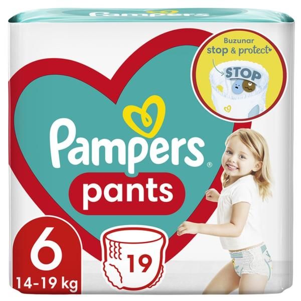 Pampers Памперси - Pampers Pants Active Baby, размер 6 (15+ кг), 19 бр