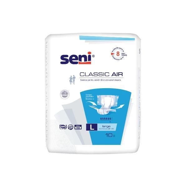 Seni Памперси за възрастни-Seni Classic Air, Large 10 бр