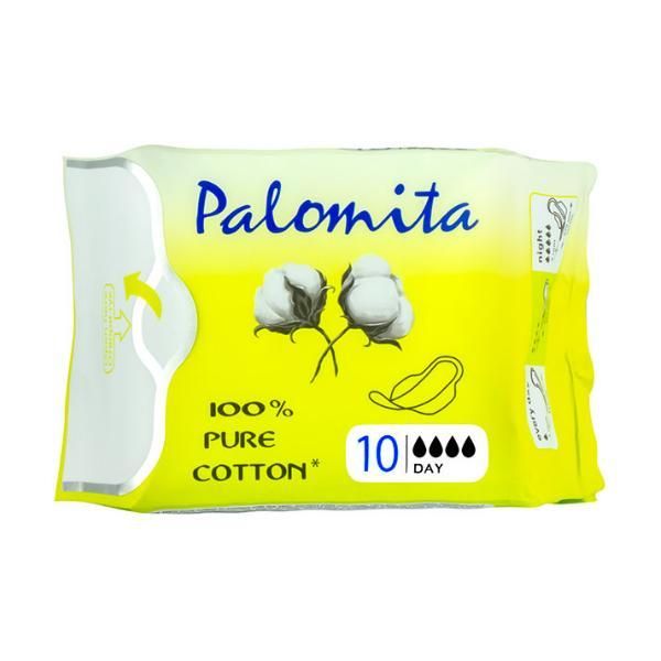 Palomita Памучни ежедневни превръзки с крилца Palomita, 10 броя