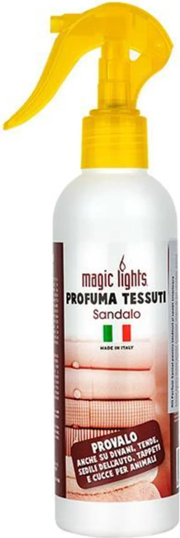 Magic Lights Парфюм от сандалово дърво за тъкани 93020 - Profuma Tessuti Sandalo, Magic Lights, 250 мл
