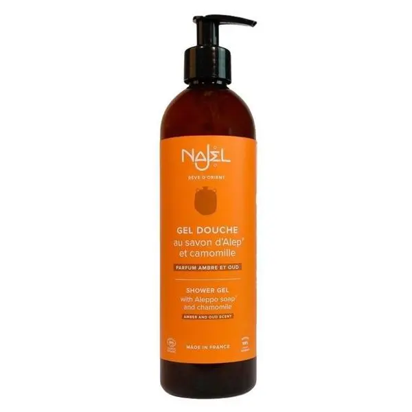 Najel Парфюмен душ гел Najel Amber and Oud, 500 мл
