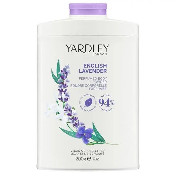 Yardley Парфюмирана пудра за тяло Yardley London English Lavender, 200 гp