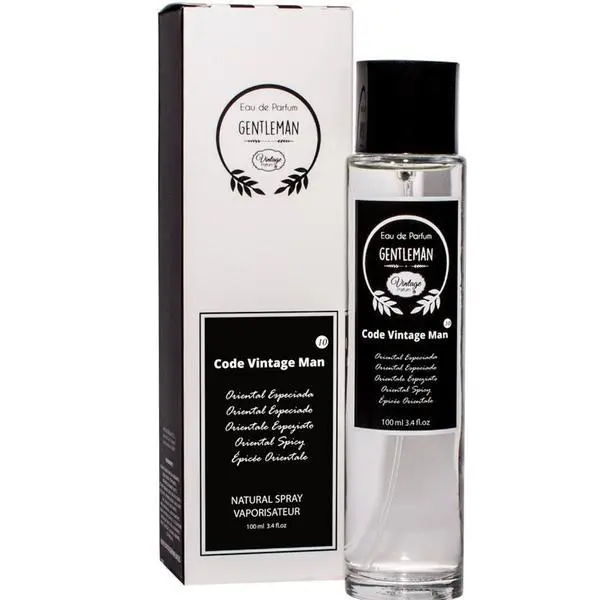 VINTAGE Парфюмна вода за мъже - Eau de Parfum Gentleman Vintage Code Vintage Man 10, 100 мл