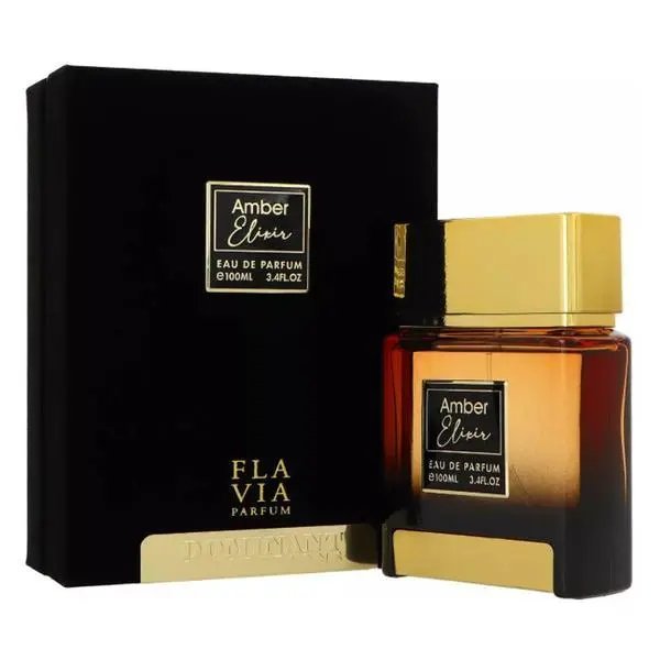 Flavia Парфюмна вода за мъже - Flavia Amber Elixir Eau de Parfum, 100 мл