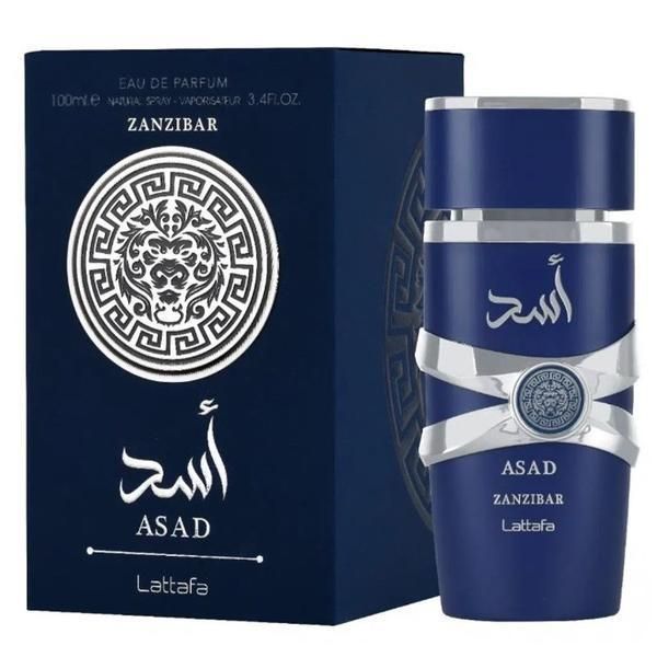 Lattafa Парфюмна вода за мъже - Lattafa Perfumes EDP Asad Zanzibar, 100 мл