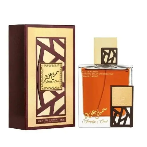 Lattafa Парфюмна вода за мъже - Lattafa Perfumes EDP Simply Oud, 100 мл