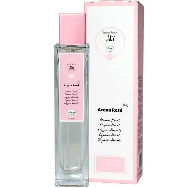 VINTAGE Парфюмна вода за жени - Eau de Parfum Lady Vintage Acqua Rose Floral Cyprus 78, 100 мл