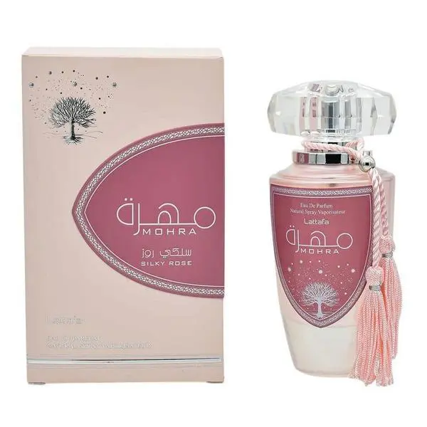Lattafa Парфюмна вода за жени - Lattafa Perfumes EDP Mohra, Silky Rose, 100 мл
