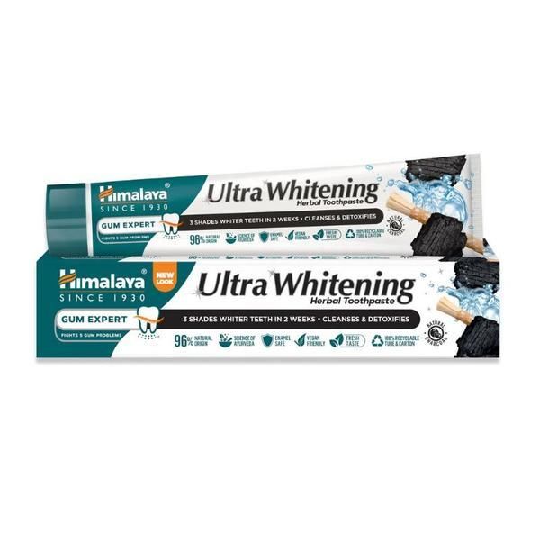 Himalaya Паста за зъби - Himalaya Gum Expert Ultra Whitening Herbal Toothpaste, 75 мл