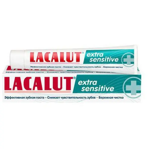 Lacalut Паста за зъби Lacalut Extra Sensitive, 75мл