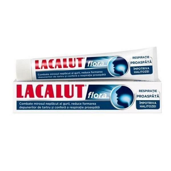 Lacalut Паста за зъби Lacalut Flora, 75мл