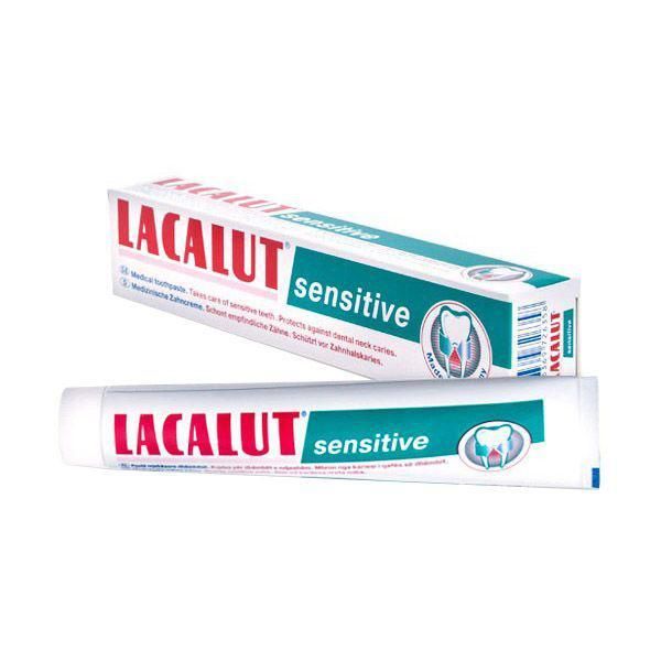 Lacalut Паста за зъби Lacalut Sensitive, 75мл