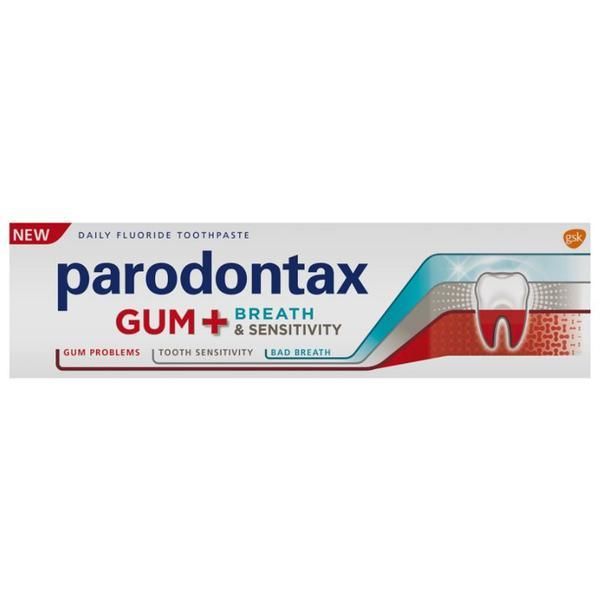 Gsk Паста за зъби Parodontax Gum Breath and Sensitivity Toothpaste, GSK, 75 мл