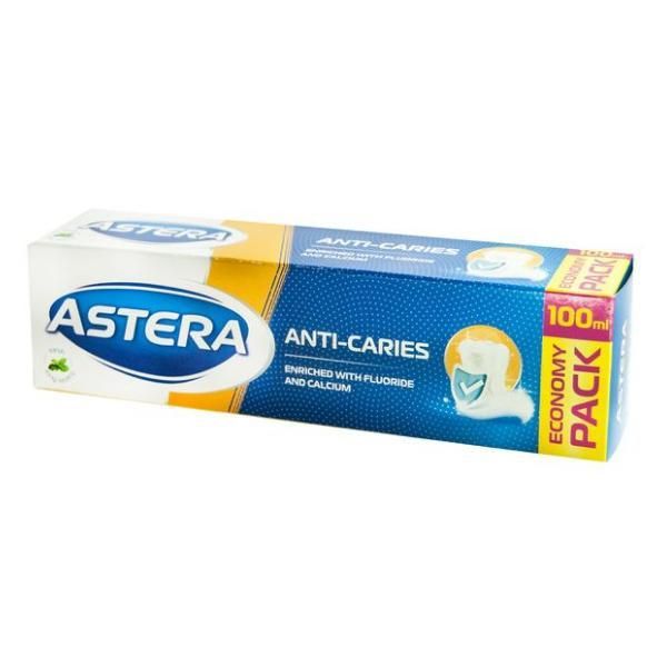 Astera Паста за зъби против кариес - Astera Anti Caries, 100 мл