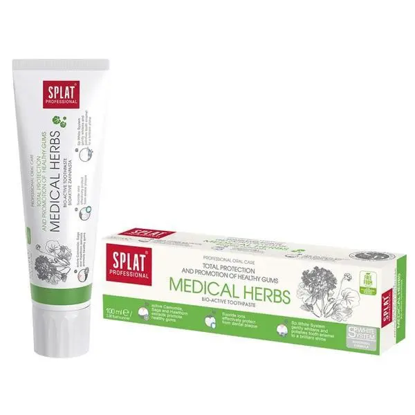 Splat Паста за зъби с екстракти от лечебни билки - Splat Professional Medical Herbs Bio-Active Toothpaste, 100 мл