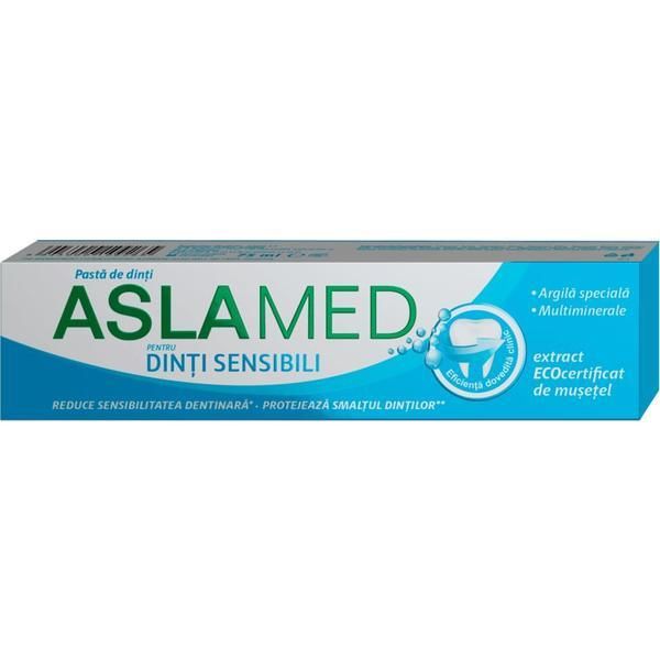 Farmec Паста за зъби за чуствителни зъби Aslamed, 75мл