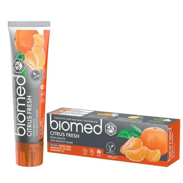 Biomed Паста за зъби за свеж дъх - Biomed Citrus Fresh Fresh Breath and Healthy Gums паста за зъби, 100 гp