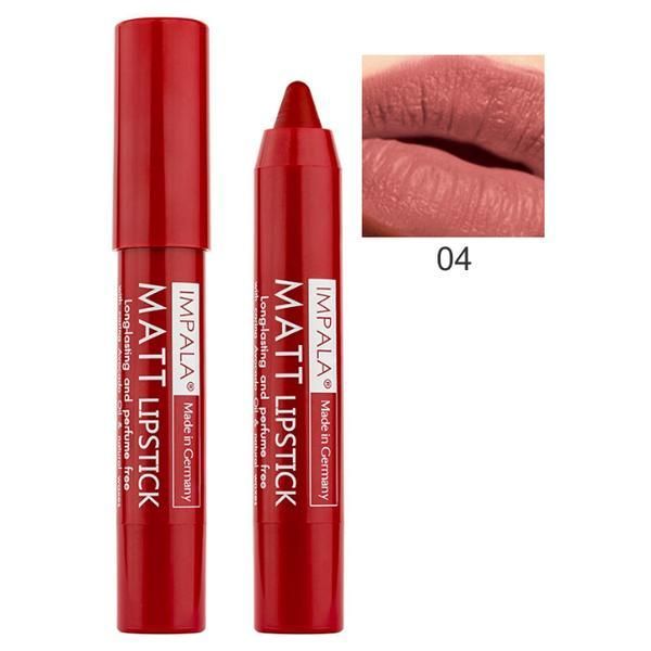 Impala Пастелно дълготрайно матово червило Impala Matt, нюанс 04 Mauve Dust