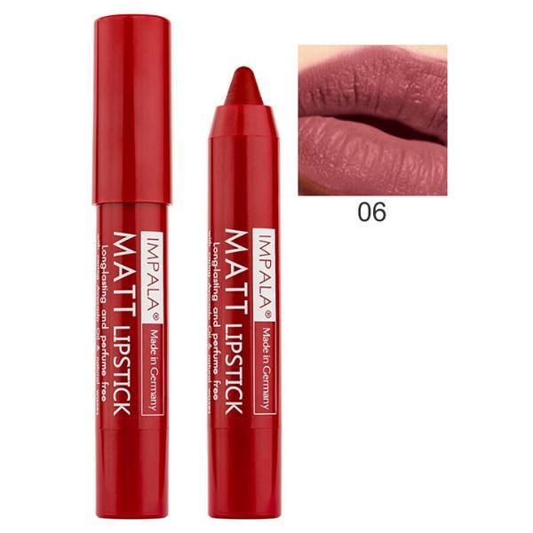 Impala Пастелно дълготрайно матово червило Impala Matt, нюанс 06 Cardinal Purple