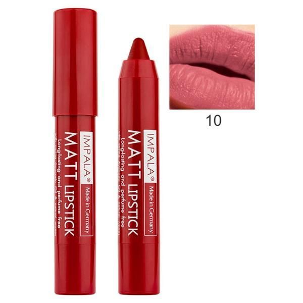 Impala Пастелно дълготрайно матово червило Impala Matt, нюанс 10 Deep Soft Pink